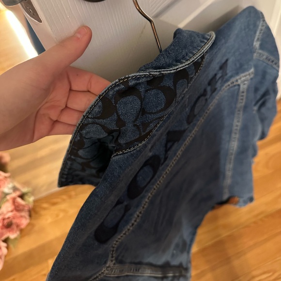 Coach Jean Jacket (Women’s Large) - Picture 2 of 5